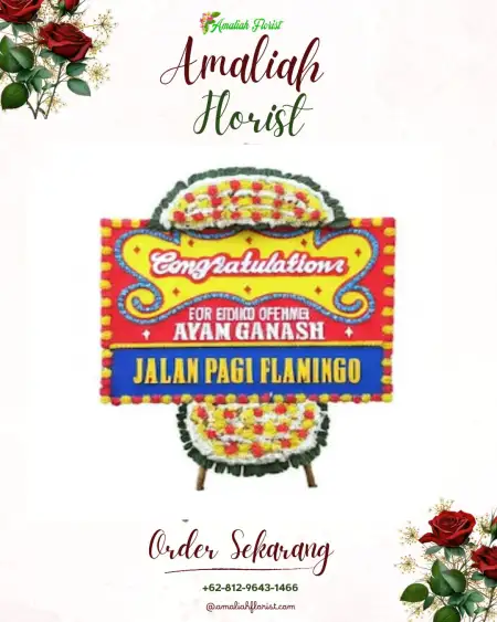 Sewa Papan Bunga Klampis Barat